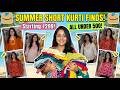 Huge Amazon Summer Short Kurti Haul Under ₹500 🌸 College & Office Wear Kurtis under 500 rs #amazon