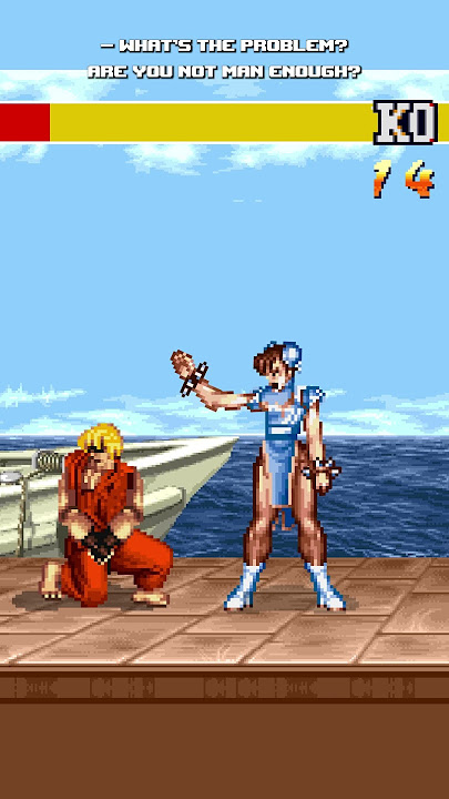 Ken Can't Fight Chun-Li #StreetFighter