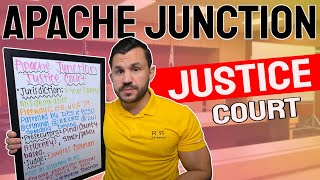 The apache junction justice court is located in junction, arizona
pinal county jurisdiction. judge douglas coleman presides over
misdemeanor, d...