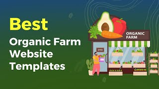 Best Organic Farm Website Templates | Agriculture Website Templates