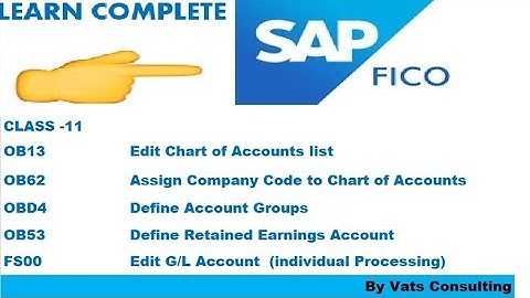 Session 11-  SAP FICO Training for beginners-General Ledger Accounting Part1