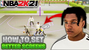 HOW TO SET BETTER SCREENS IN NBA 2K21 NEXT GEN! BEST WAYS TO SET BETTER SCREENS IN NBA 2K21!
