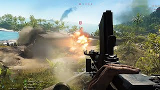 Battlefield 5 Japanese Defense on Pacific Storm Gameplay (No Commentary)