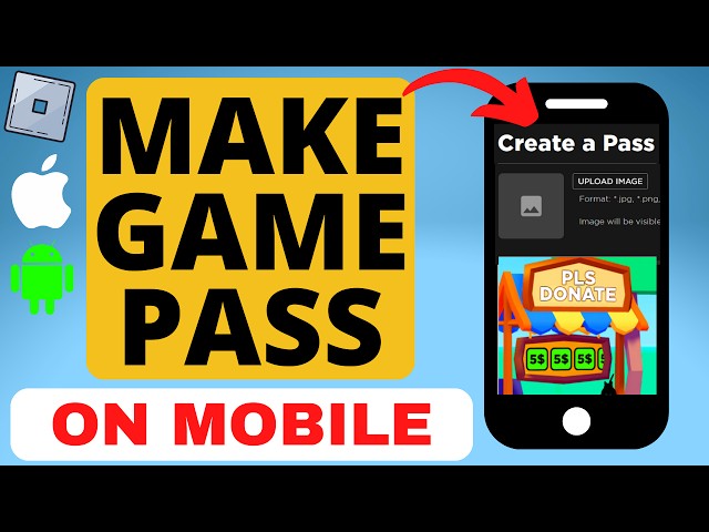 How to Make Gamepass in Roblox App - iPhone u0026 Android class=