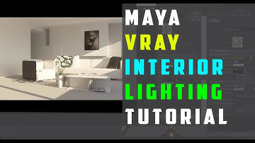 maya vray interior lighting tutorial | vray interior render | vray interior lighting|