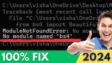 [修正済み] ModuleNotFoundError: Python 3.12 (2024) に BS4 という名前のモジュールがありません