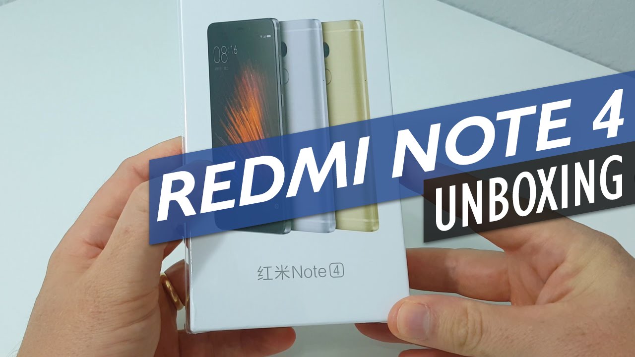 Xiaomi Redmi Note 4 - Auspacken