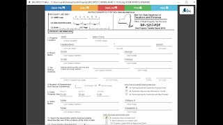 SDG RP-5217 PDF Prefill Form tutorial