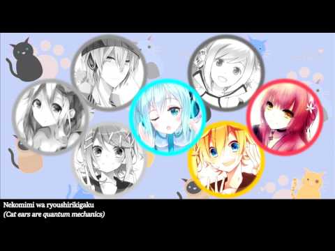 【IA, Miku, Iroha, Piko, VY2, Rin & Len】Nekomimi Switch || VOCALOID ||