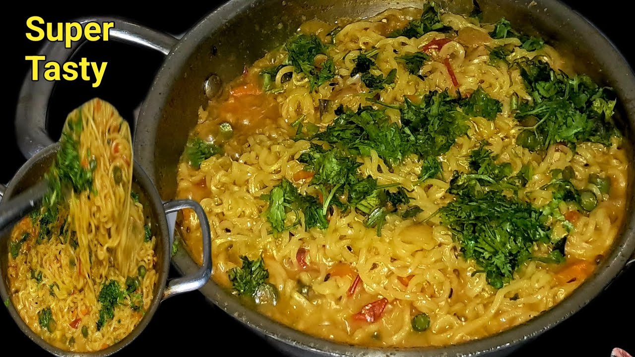 इस तरह से मैगी बनाए स्वादिष्ट और सेहतमंद बनेगी || Healthy Vegetable Maggie Recipe ||