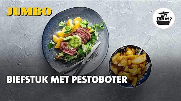 Wat eten we? Biefstuk met pestoboter