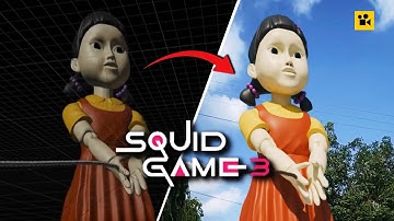 I Recreated SQUID GAME using VFX - Blender + After Effects