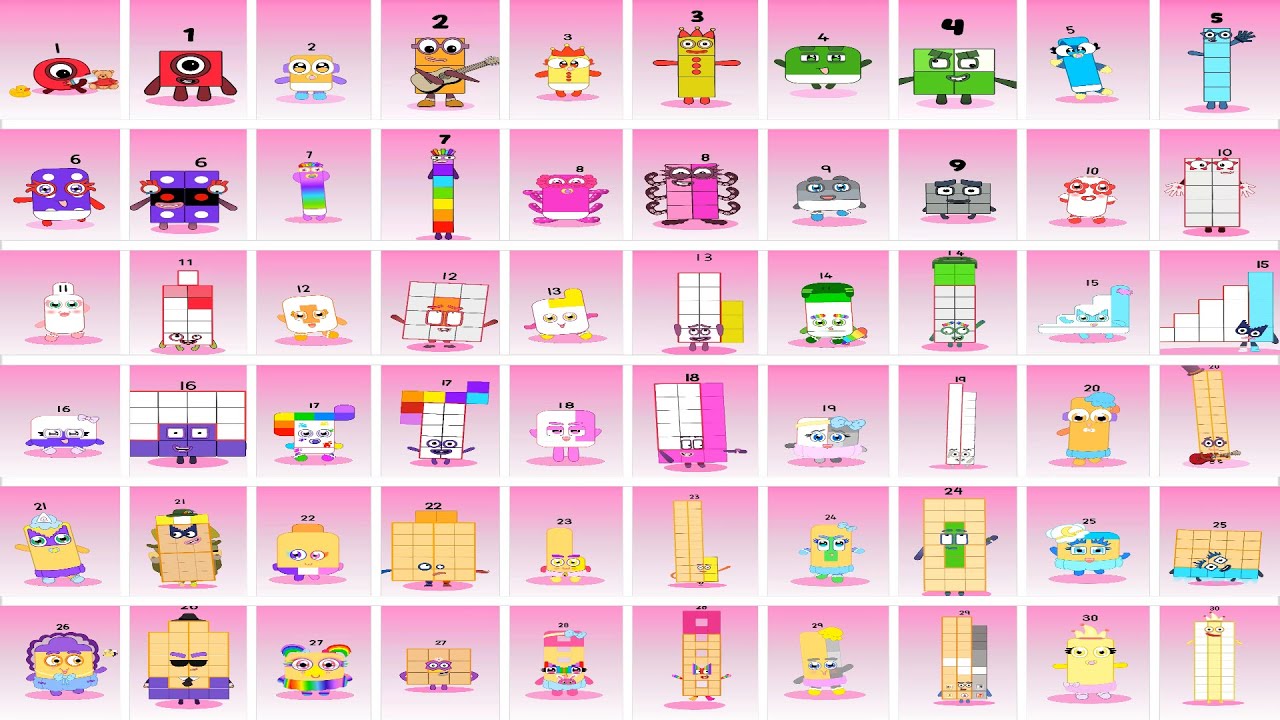 Sprunki OC Numberblocks: From Baby to Adult Evolution 1 to 30 ...