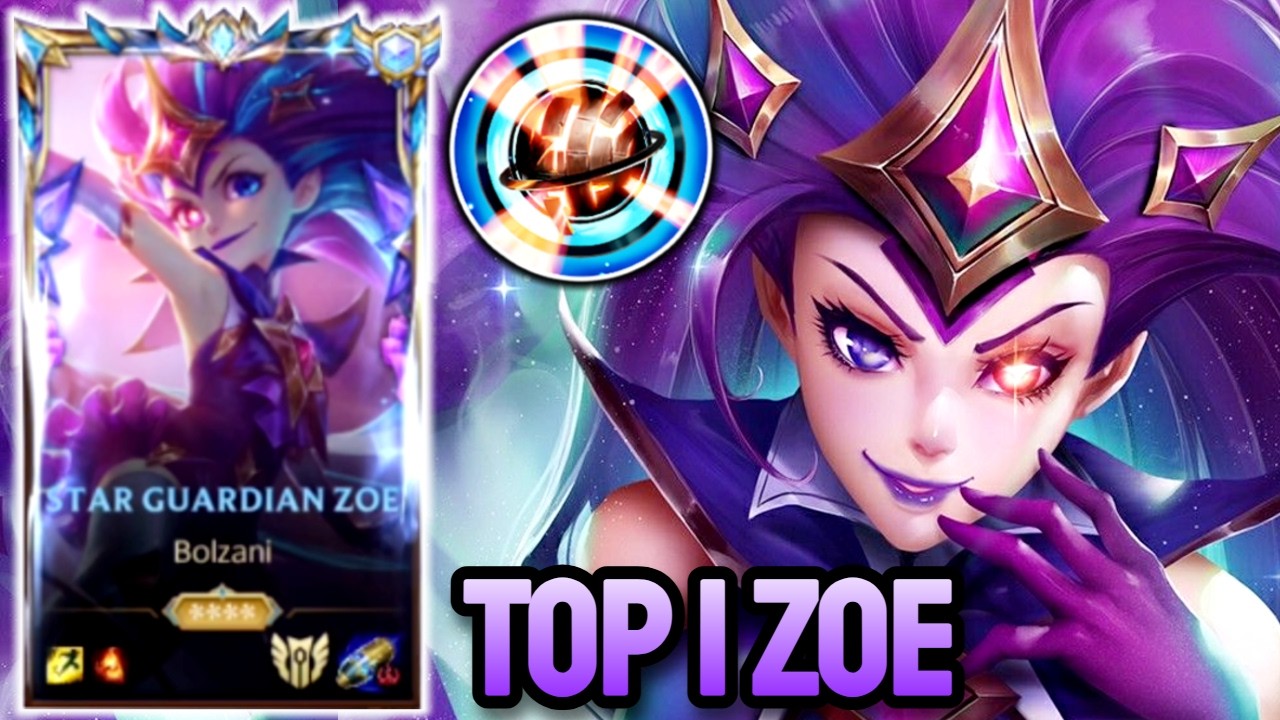 WILD RIFT ZOE - TOP 1 ZOE GAMEPLAY - CHALLENGER RANKED - YouTube