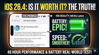 iOS 26.4: 48 часов спустя: время автономной работы, производительность и стоит ли обновляться?! screenshot 4