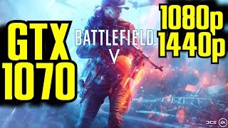 Battlefield V SP GTX 1070 | 1080p & 1440p | FRAME-RATE TEST