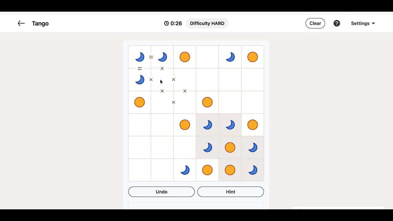 LinkedIn Tango Answer Today - Puzzle #502 | 21 February 2026