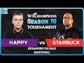 WC3 - [UD] Happy vs Starbuck [ORC] - Quarterfinal - W3Champions S16 Finals