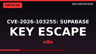 CVE-2026-103255: n8n Supabase RLS Bypass Explained Update
