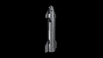 SpaceX S28 Assembly Version, Starship model for 3D printing