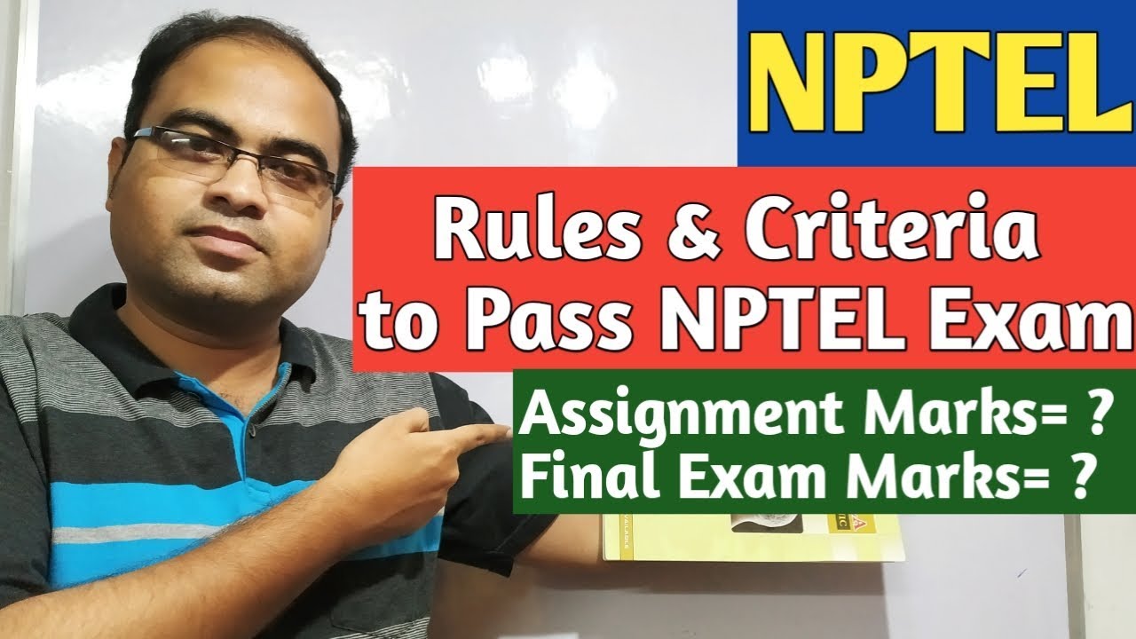 assignment marks in nptel