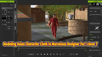 How to Design Male character Cloth in Marvelous Designer for i clone 7 tutorial in Urdu