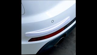 TAPTES Front and Rear Bumpers Silicone Protection Strip for Tesla Model S Model 3 Model X Model Y screenshot 5