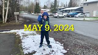 Snow in May! Anchorage Alaska