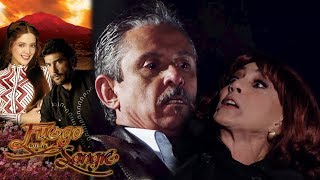 Fuego en la sangre - Capítulo 133: Ricardo Uribe avienta a Raquel por un barranco | Televisa