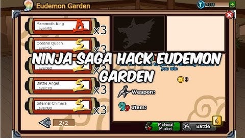 Ninja Saga HACK EUDEMON GARDEN PANEL Fiddler 2018