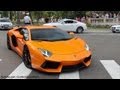 Timati's Lamborghini Aventador w/ DMC Spoiler - Driving in Monaco - 1080p HD