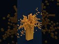 Perfect Loop Minecraft Rigid Body ASMR | Blender 3D Short 🎧#oddlysatisfying #asmr #shorts