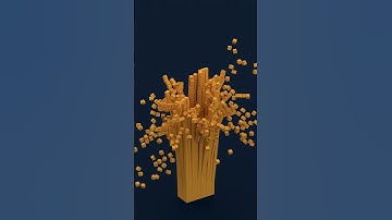 Perfect Loop Minecraft Rigid Body ASMR | Blender 3D Short 🎧#oddlysatisfying #asmr #shorts