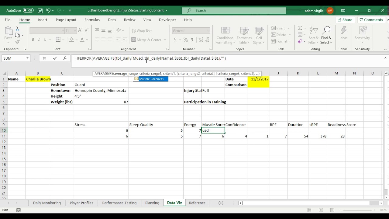 Ultimate Player Dashboard #4: Dynamic Cohort Comparisons