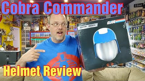 Cobra Commander Helmet Unboxing and Review from Modern Icons