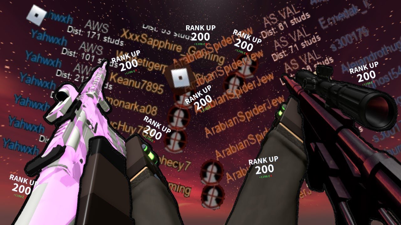 9 Minutes of Phantom Forces Highlights | Yahwxh, My 3rd Rank 200 Account