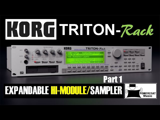 Korg Triton Rack Expandable HI Module/Sampler: Why I Use It - Part