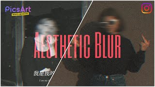 Cara Edit Foto Aesthetic Blur Wajah Picsart || How to Edit Photo Aesthetic Blur Face