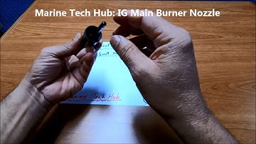 Inert Gas System : Main Burner Nozzle :Important Tips (Part 1)