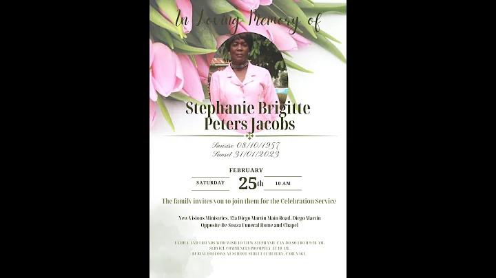 Home going service for Stephanie Brigitte Peters J...