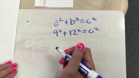 Pythagorean Theorem 8.7C (8th Grade)