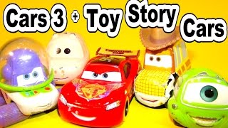 The Pixar Cars 3 and Lightning McQueen with Toy Story Cars Travelling Circus Movie