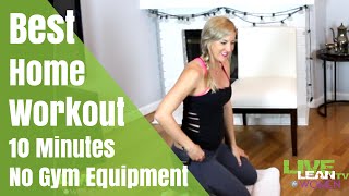 Best Home Workout / 10 Mins / No Gym Equipment(When you've got kids at home (or in da belly) and a super busy schedule it's not always easy to make it to the gym for your workouts. For some people working ..., 2016-03-17T19:08:38.000Z)