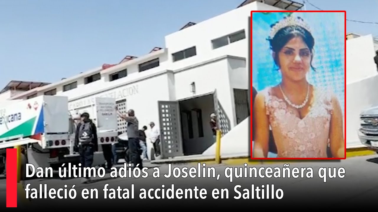 Dan último adiós a Joselin, quinceañera que falleció en fatal accidente en 