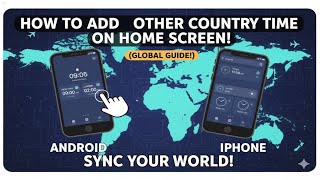 How To Add Other Country Time On Home Screen 2026 screenshot 2