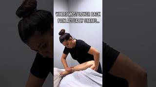 WHERE MOST LOWER BACK PAIN ACTUALLY STARTS...🤔🦵🏻🦴