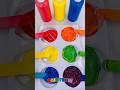 Mixing colors with paint for kids