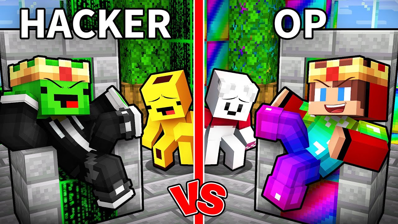 Mikey HACKER vs JJ OP King Battle - Maizen (Minecraft)