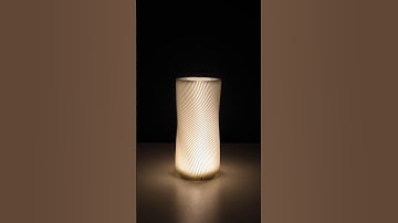 3D printed LED Lamp