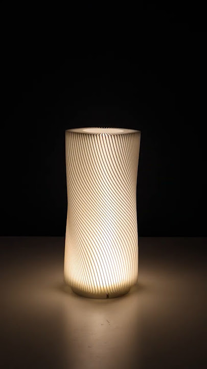 3D printed LED Lamp